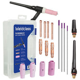 Weldclass - TIG Parts Kit With Storage Box 17/18/26 Std | WC-01660